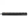 Trust Regleta 21059 con 6 Tomas de Corriente y Cable de 1.8m Negra
